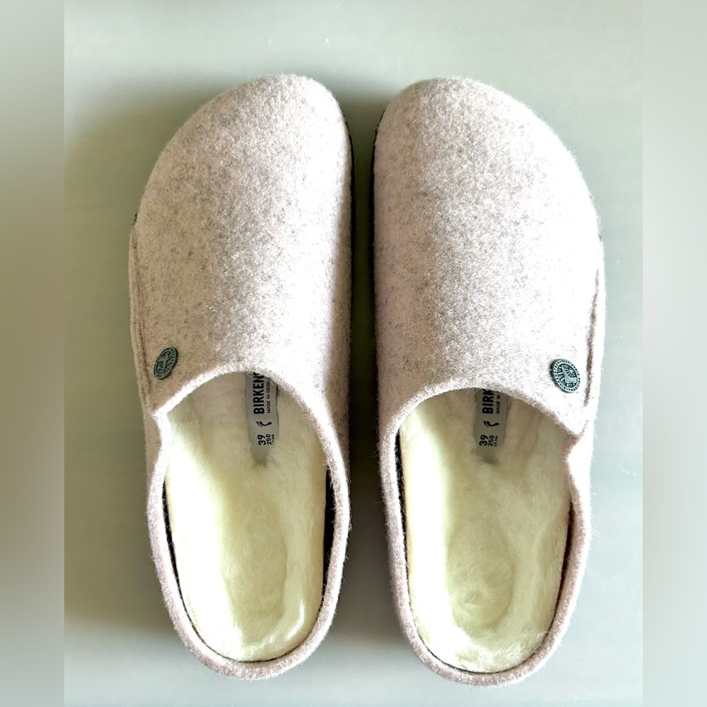 Birkenstock zermatt shearling slippers